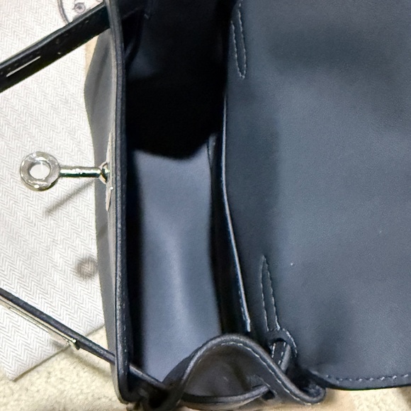 2025 Brand New Hermes Mini Kelly Jump Backpack - Gris Misty - PHW - K Stamp - Picture 13 of 13